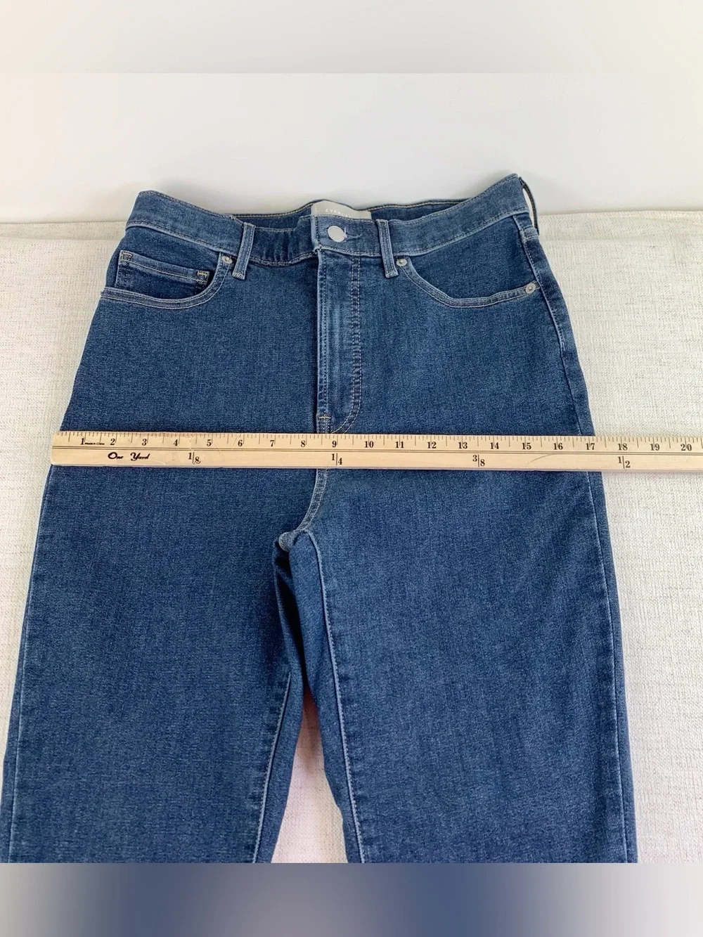 EVERLANE women's The Way High Skinny lean to Organic Cotton size 30 regular
